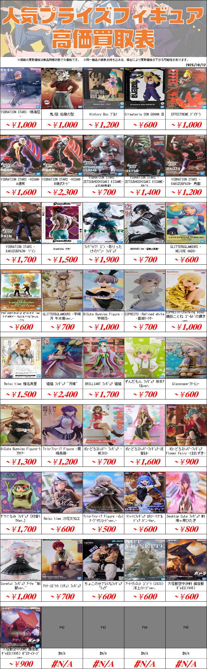 プライズフィギュア14種セット プライズフィギュア14点セット プライズフィギュア 12体 2025年