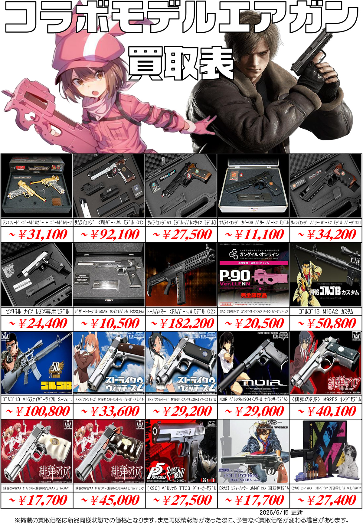 エアガン・電動ガン・ガスガン高価買取中！-買取なら茨城鑑定団神栖店